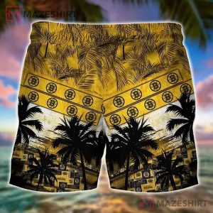 Boston Bruins NHL Palm Tree Hawaiian Shirt And Shorts (3)