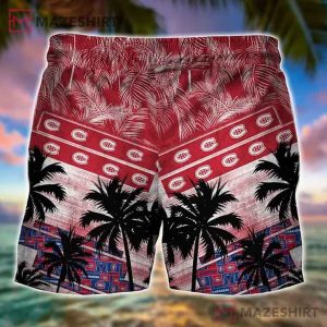 Montreal Canadiens NHL Palm Tree Hawaiian Shirt And Shorts (2)