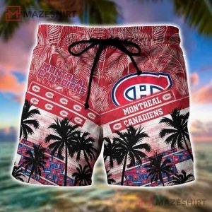 Montreal Canadiens NHL Palm Tree Hawaiian Shirt And Shorts (3)