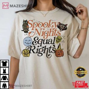 Spooky Nights Equal Rights Halloween T Shirt (4)