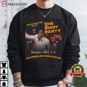 The Diddy Party You're Invited Funny T Shirt (1)