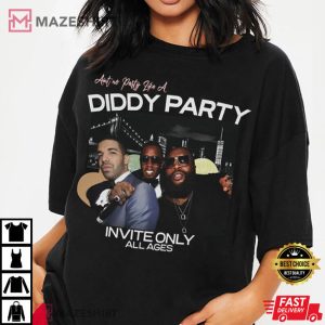 Aint No Party Like A Diddy Party Invite Only All Ages Vintage T Shirt (4)