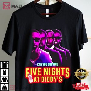 Funny Five Nights At Diddy's Party Meme Baby Oil T Shirt (4)