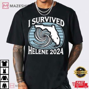 I Survived Helene 2024 Hurricane Survivor T Shirt (2)