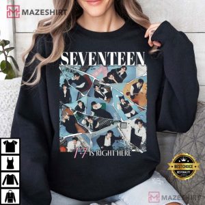 Seventeen 17 Is Right Here Album T Shirt (2)