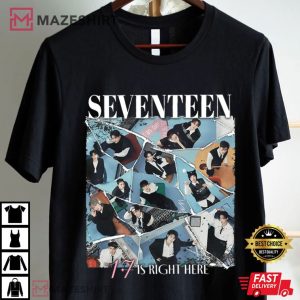 Seventeen 17 Is Right Here Album T Shirt (3)