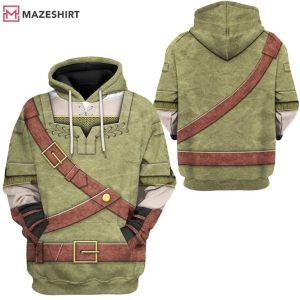 The Legend Of Zelda Link’s Tunic Cosplay 3D Hoodie
