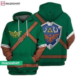 Link Legend Of Zelda Tears Of The Kingdom Game 3D Hoodie