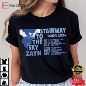 Zayn Stairway To The Sky Tour T Shirt (2)