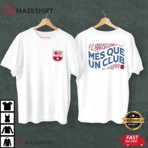 FC Barcelona Més Que Un Club 1899 T Shirt (2)