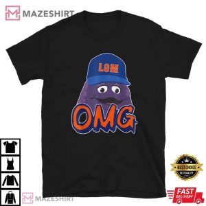 New York Mets Grimace OMG LGM T Shirt (2)