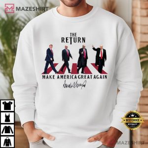Trump The Return Make America Great Again Election T Shirt (2)