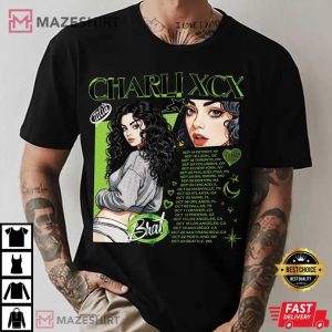 Charli XCX Brat Tour Merch T Shirt (3)