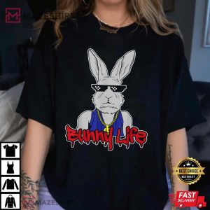 Easter Bunny Life Thug Hip Hop T Shirt (3)