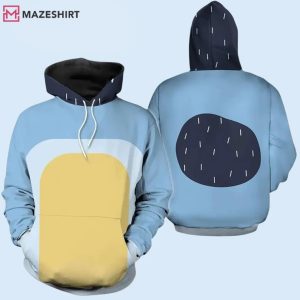 Bluey Dad Bandit Heeler Cosplay 3D Hoodie