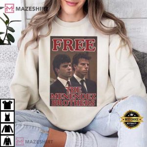 Free the Menendez Brothers Erik and Lyle Movie T Shirt (1)