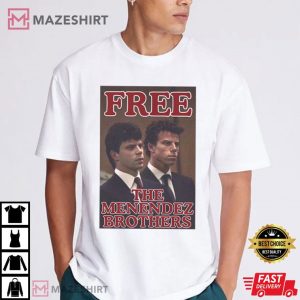 Free the Menendez Brothers Erik and Lyle Movie T Shirt (3)