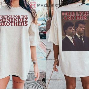 Justice For The Menendez Brothers Free Erik and Lyle T Shirt (1)