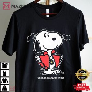 Dracula Snoopy Funeral Party Halloween T Shirt (2)