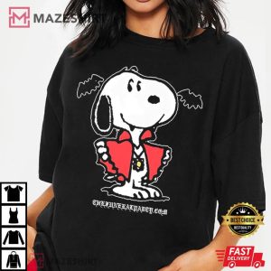 Dracula Snoopy Funeral Party Halloween T Shirt (3)