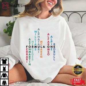 Formula One Racing Team F1 Gift T Shirt (4)