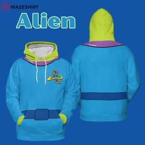Alien Toy Story Pizza Planet Halloween 3D Hoodie