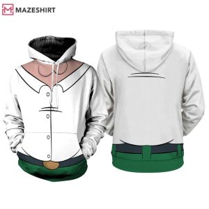 Peter Griffin Family Guy Costume 3D Hoodie