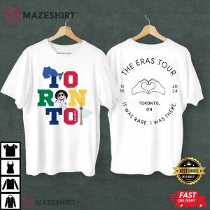 The Eras Tour Toronto Night 3 Canada Swiftie T Shirt (2)