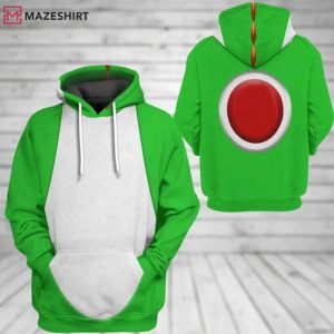 Super Mario Yoshi Cosplay Costume 3D Hoodie