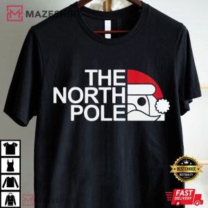 The North Pole Santa Christmas T Shirt (2)
