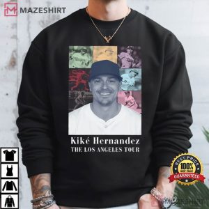 Kike Hernandez The Los Angeles Tour Baseball Vintage T Shirt (1)