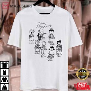 Twin Peanuts Twin Peaks Snoopy T Shirt (2)