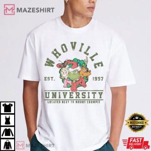 Whoville University Grinch Holiday T Shirt (2)