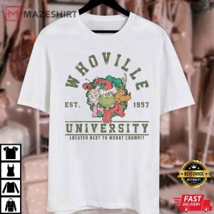 Whoville University Grinch Holiday T Shirt (4)