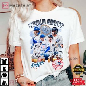 World Series 2024 Dodgers X Yankees T Shirt (4)