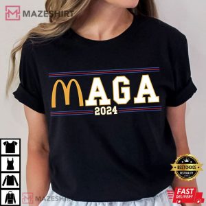 MAGA 2024 McDonald's Trump T Shirt (4)