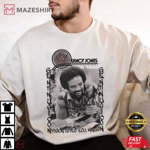 Quincy Jones Memorial Gift For Fan T Shirt (2)