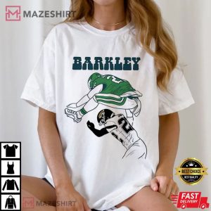 Saquon Barkley Hurdle For First down Reception T Shirt (2)