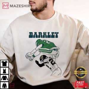 Saquon Barkley Hurdle For First down Reception T Shirt (3)
