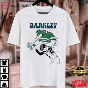Saquon Barkley Hurdle For First down Reception T Shirt (4)