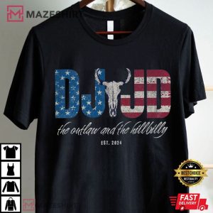 Trump Vance DJ JD The Outlaw And Hillbilly T Shirt (4)