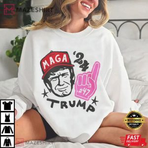 Trump '24 MAGA 47th President T Shirt (3)