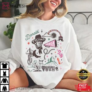 Cowboy Trump President Vote 2024 T Shirt (2)
