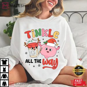 Tinkle All The Way Urologist Nephrologist Nurse Christmas T Shirt (1)
