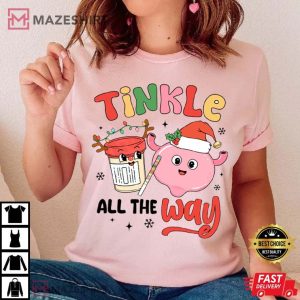 Tinkle All The Way Urologist Nephrologist Nurse Christmas T Shirt (4)