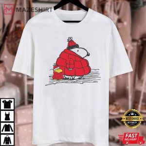 Snoopy And Woodstock Puffer Jacket T Shirt (4)