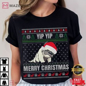 Flying Bison Yip Yip Avatar The Last Airbender Christmas T Shirt (3)