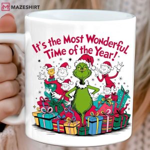 Grinch It’s The Most Wonderful Time Of The Year Christmas Mug