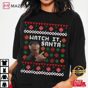 Paulie Gualtieri Watch It Santa Christmas T Shirt (3)