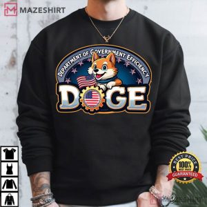DOGE Department of Government Efficiency US Flag T Shirt (3)